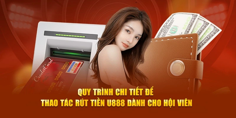 Rút tiền U888 qua hình thức ví điện tử phổ biến tiện lợi